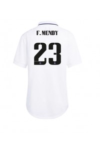 Real Madrid Ferland Mendy #23 Voetbaltruitje Thuis tenue Dames 2022-23 Korte Mouw